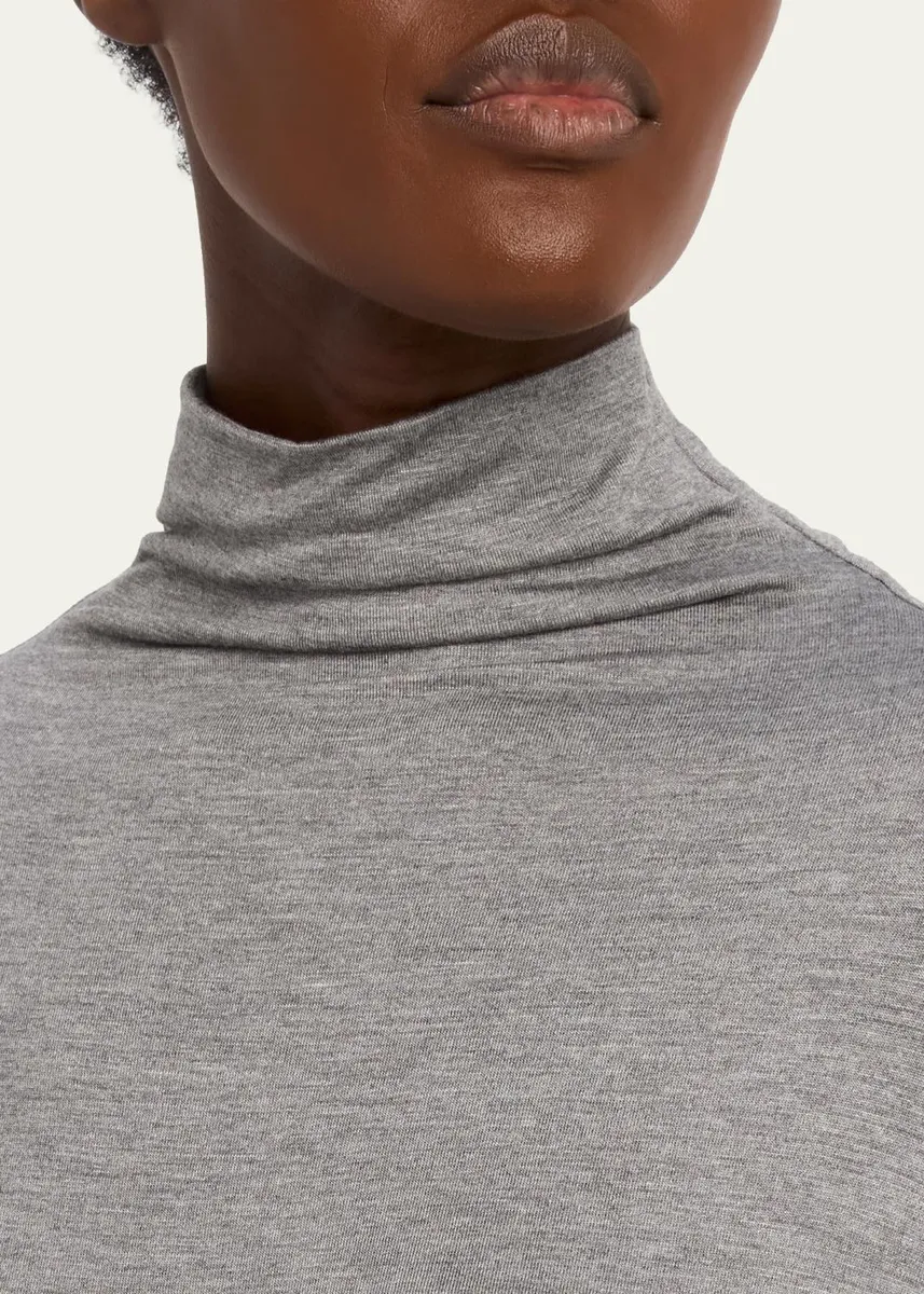 Lafayette 148 New York Veda Jersey Turtleneck Top | Thumbnail 5 Lafayette 148 New York Veda Jersey Turtleneck Top | Thumbnail 5