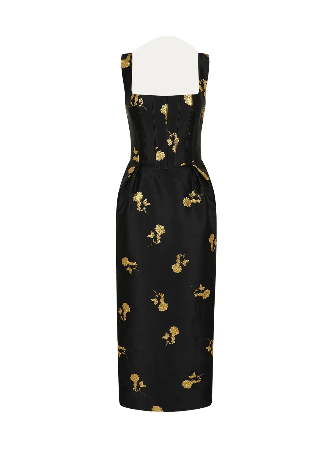 Mariya Floral Jacquard Midi Dress Mariya Floral Jacquard Midi Dress