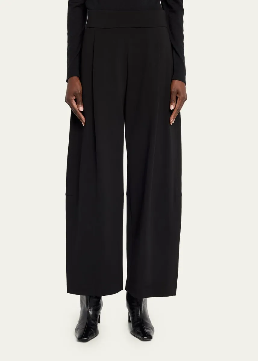 Lafayette 148 New York Walker Cropped Barrel-Leg Pants | Thumbnail 4 Lafayette 148 New York Walker Cropped Barrel-Leg Pants | Thumbnail 4