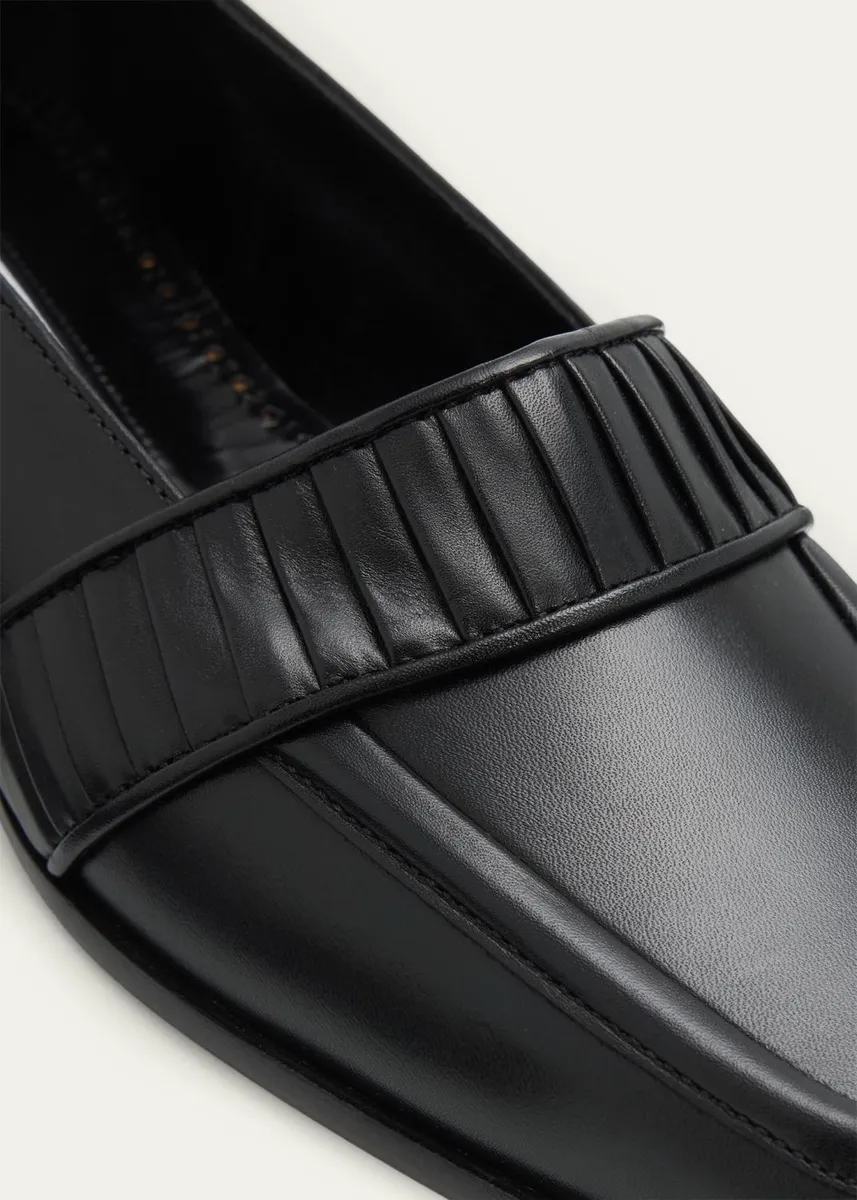 Manolo Blahnik Minoffa Leather Loafers | Thumbnail 5