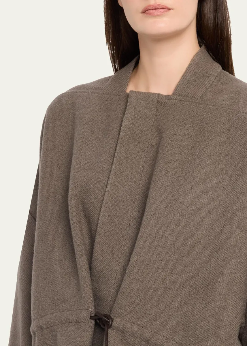 Rick Owens Sail Oversized Wool Flannel Jacket | Thumbnail 5 Rick Owens Sail Oversized Wool Flannel Jacket | Thumbnail 5
