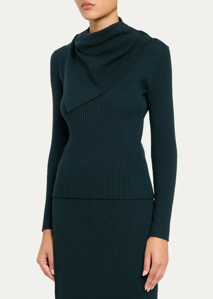 Zimmermann Valiant Merino Scarf Sweater | Thumbnail 4