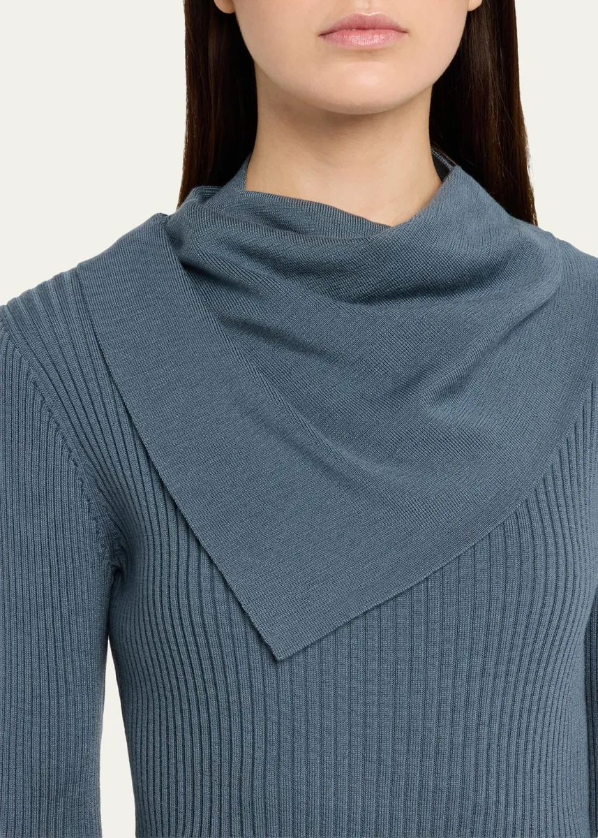 Zimmermann Valiant Merino Scarf Sweater | Thumbnail 9