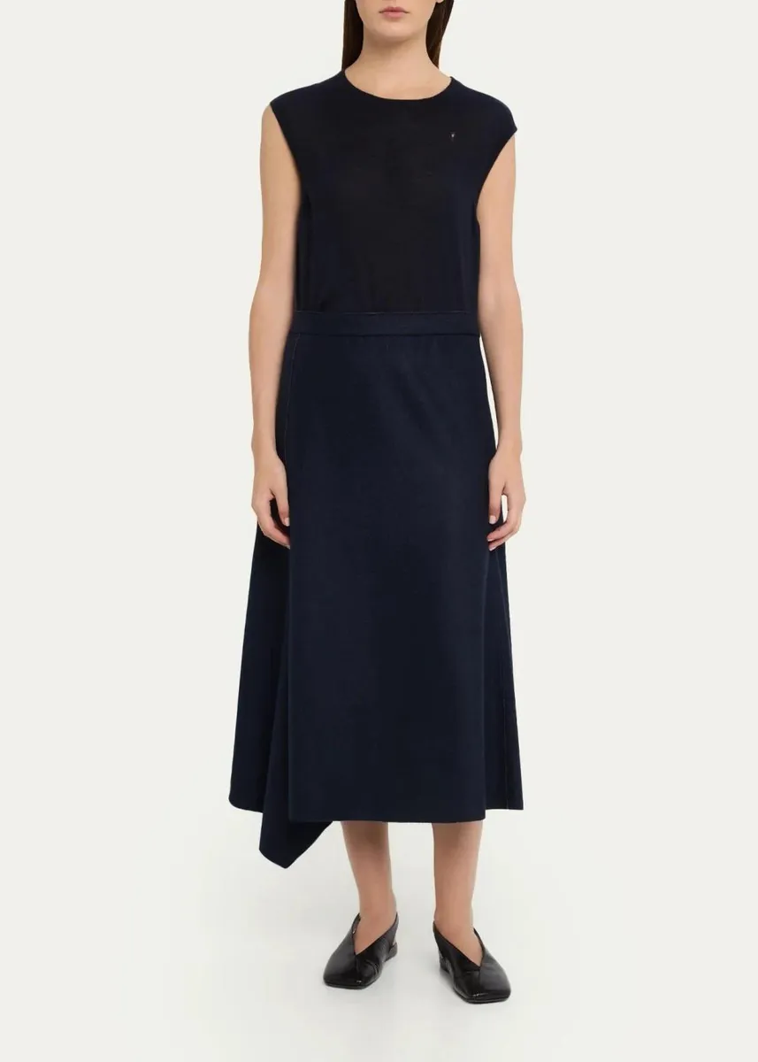 Lafayette 148 New York Reversible Flared Wool-Cashmere Maxi Skirt | Thumbnail 2 Lafayette 148 New York Reversible Flared Wool-Cashmere Maxi Skirt | Thumbnail 2