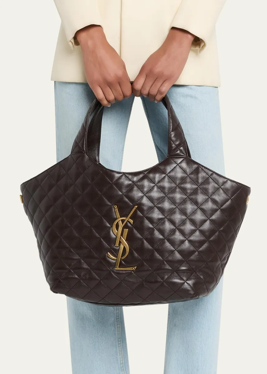Saint Laurent Medium Quilted Leather Top-Handle Bag | Thumbnail 2 Saint Laurent Medium Quilted Leather Top-Handle Bag | Thumbnail 2