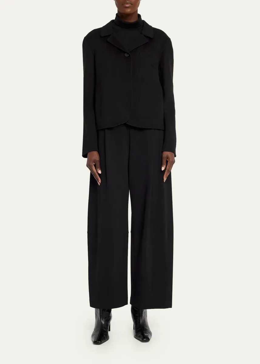 Lafayette 148 New York Boxy Wool-Cashmere Blazer | Thumbnail 2 Lafayette 148 New York Boxy Wool-Cashmere Blazer | Thumbnail 2
