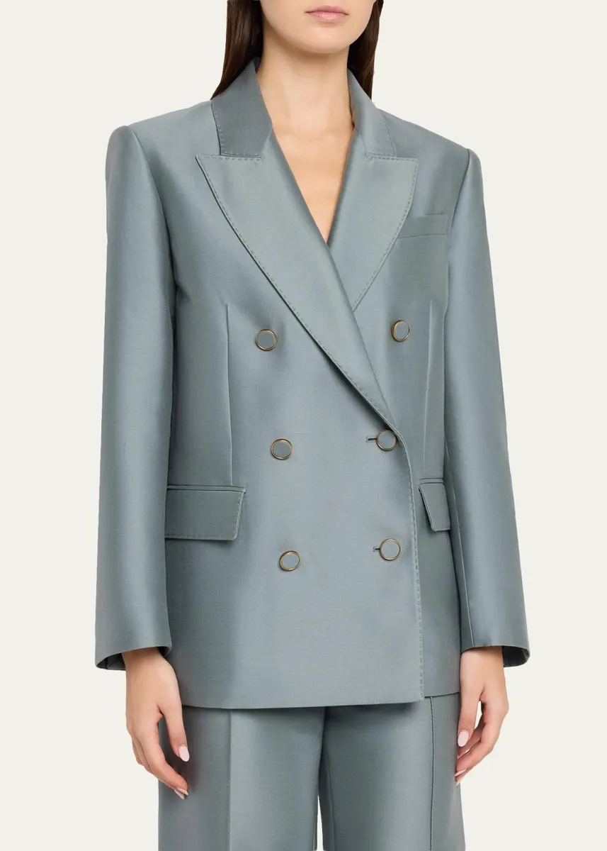 Zimmermann Valiant Double-Breasted Blazer | Thumbnail 4 Zimmermann Valiant Double-Breasted Blazer | Thumbnail 4