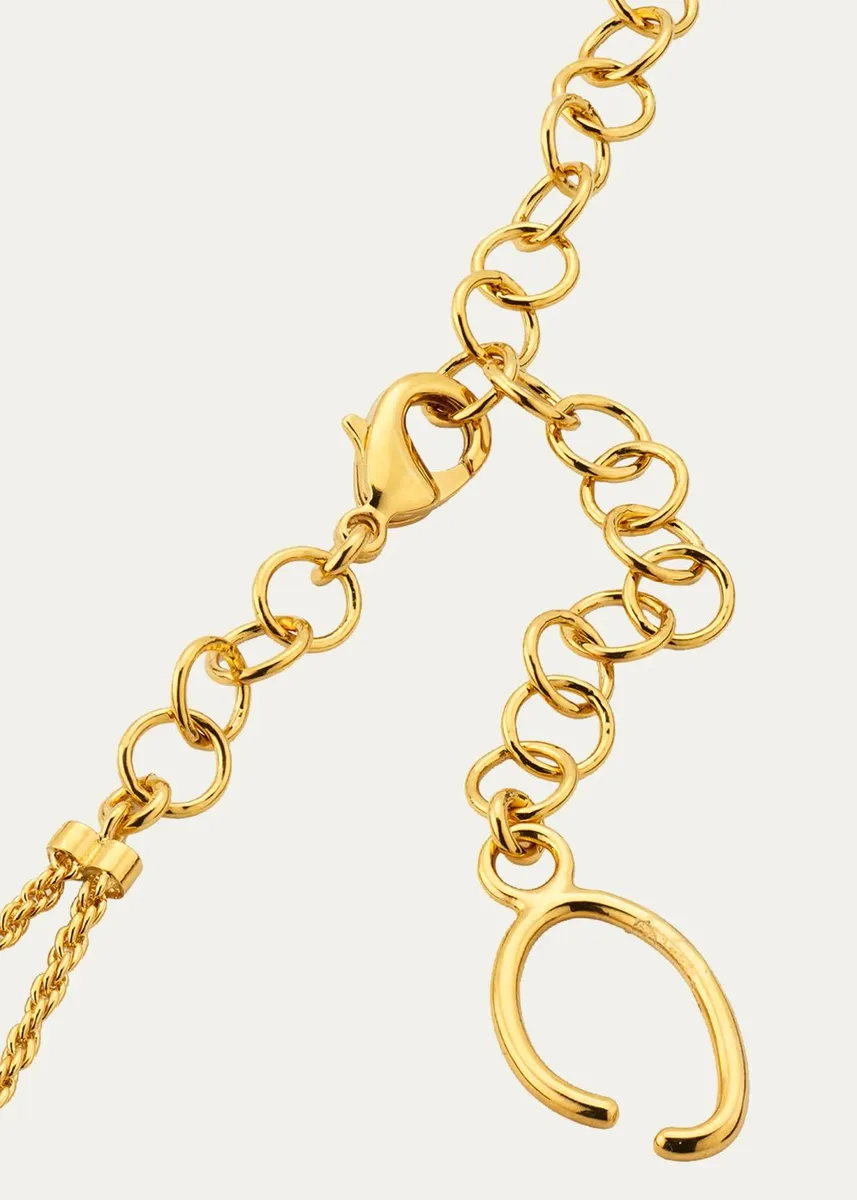 Oscar de la Renta 24K Gold Pleated Butterfly Layered Rope Necklace | Thumbnail 3 Oscar de la Renta 24K Gold Pleated Butterfly Layered Rope Necklace | Thumbnail 3