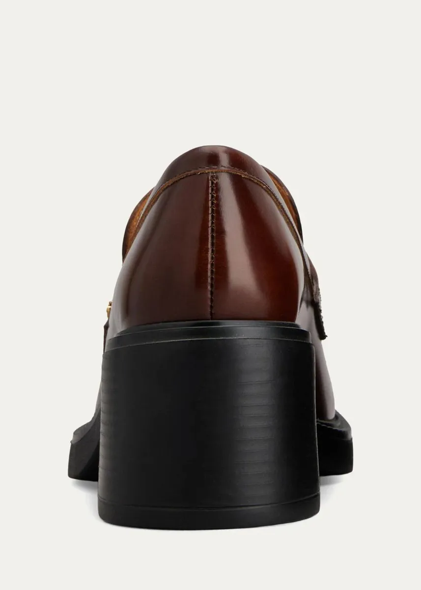 Tod's 60mm Leather Penny Loafers | Thumbnail 2 Tod's 60mm Leather Penny Loafers | Thumbnail 2