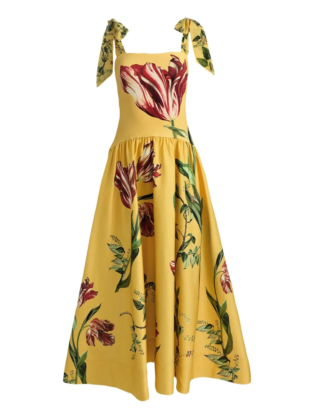 Oriana Floral Cotton-Blend Maxi Dress Oriana Floral Cotton-Blend Maxi Dress