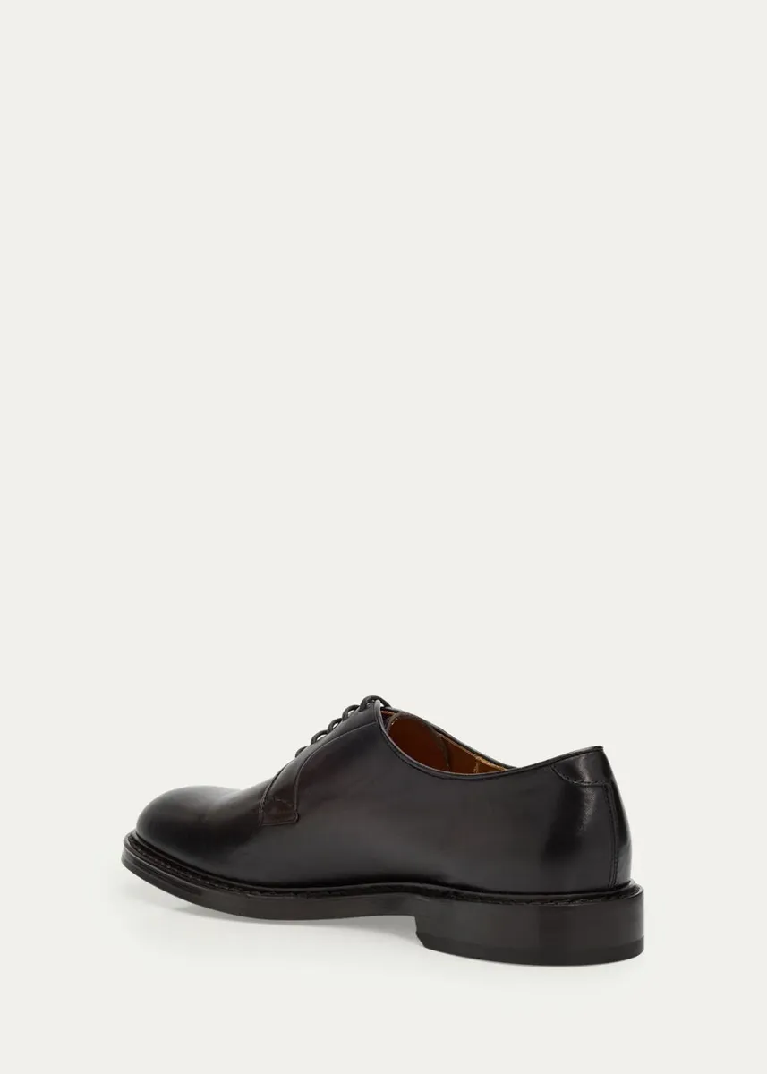 Doucals Men's Siena Leather Derby Shoes | Thumbnail 2