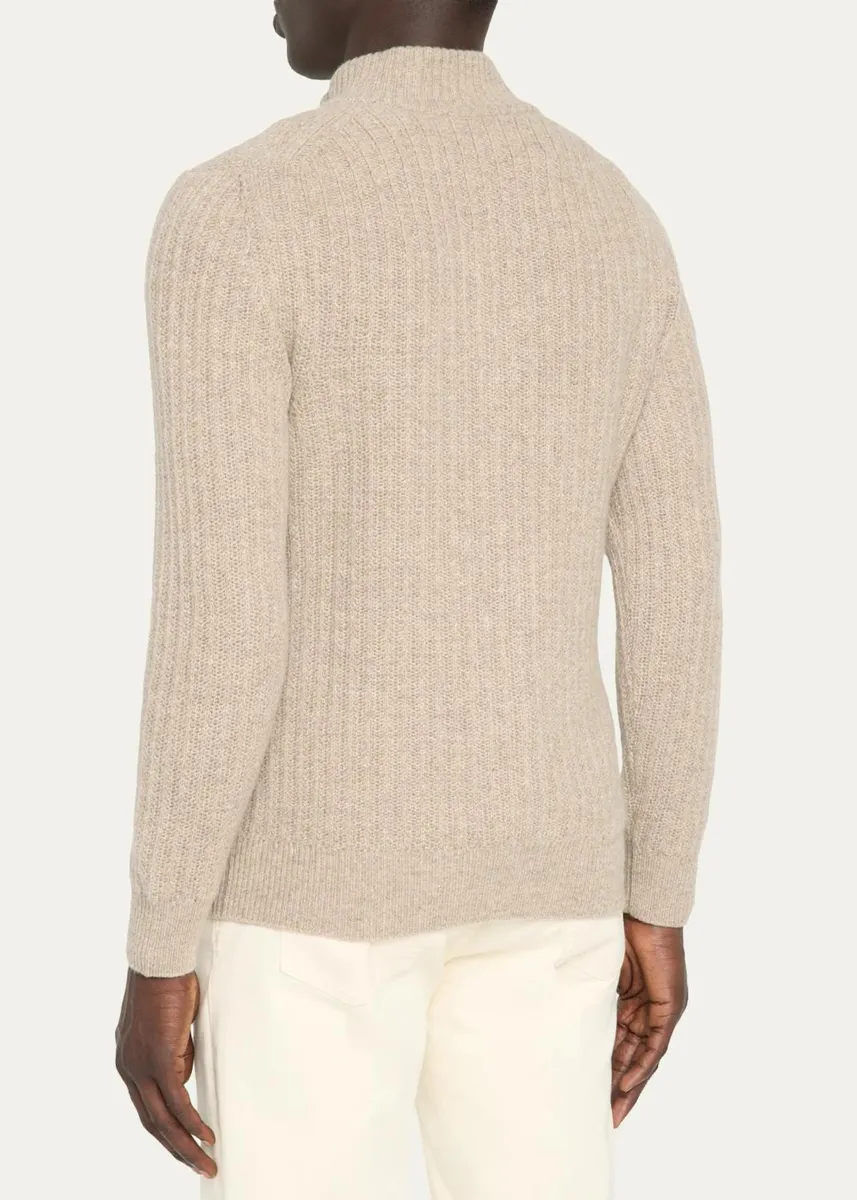 Baldassari Canova Cotton Half-Zip Sweater | Thumbnail 3 Baldassari Canova Cotton Half-Zip Sweater | Thumbnail 3