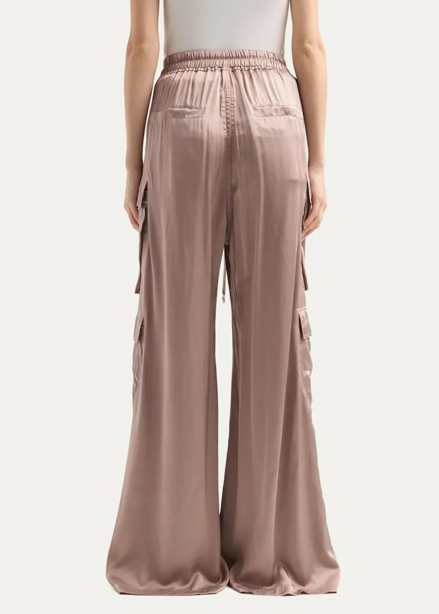 Rick Owens Cargobelas Satin Pants | Thumbnail 3