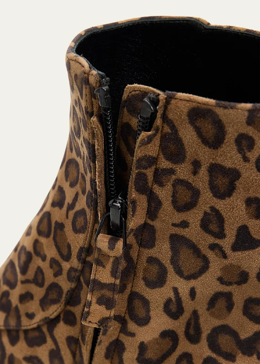 Manolo Blahnik 50mm Myconia Leopard-Printed Suede Ankle Boots | Thumbnail 3 Manolo Blahnik 50mm Myconia Leopard-Printed Suede Ankle Boots | Thumbnail 3