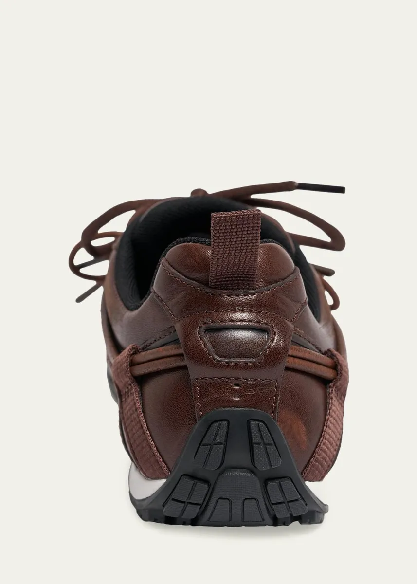 Balenciaga Men's Radar Leather Sneakers | Thumbnail 5 Balenciaga Men's Radar Leather Sneakers | Thumbnail 5