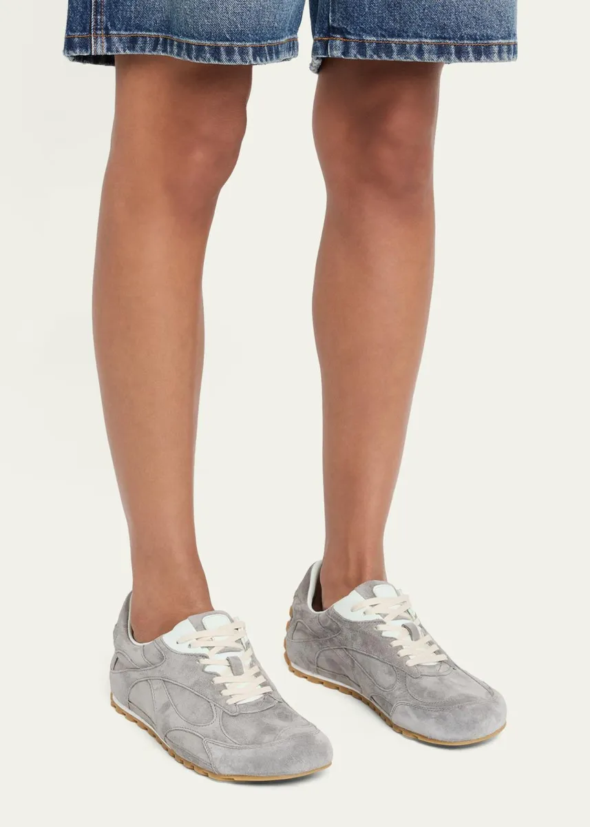 Bottega Veneta Orbit Flash Suede Low-Top Sneakers | Thumbnail 2 Bottega Veneta Orbit Flash Suede Low-Top Sneakers | Thumbnail 2