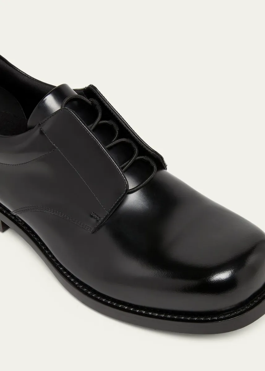 Balenciaga Men's Comfy Leather Derby Shoes | Thumbnail 5