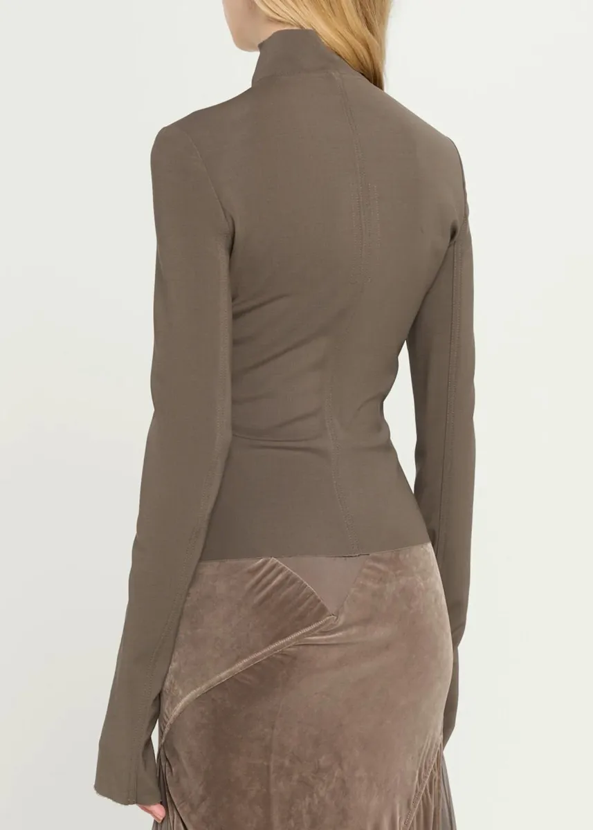 Rick Owens Gary Fitted Stretch Wool Jacket | Thumbnail 3