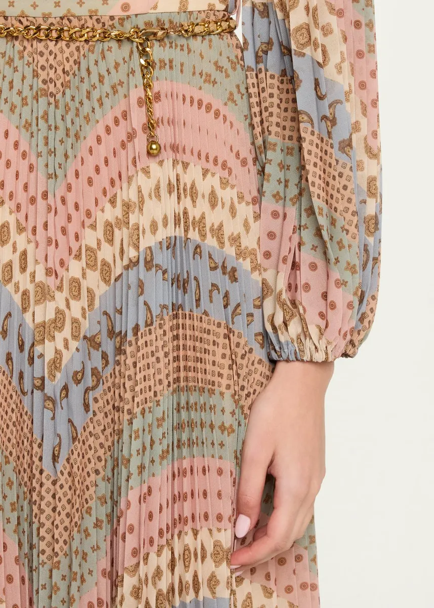 Zimmermann Sunray Long-Sleeve Midi Dress | Thumbnail 5