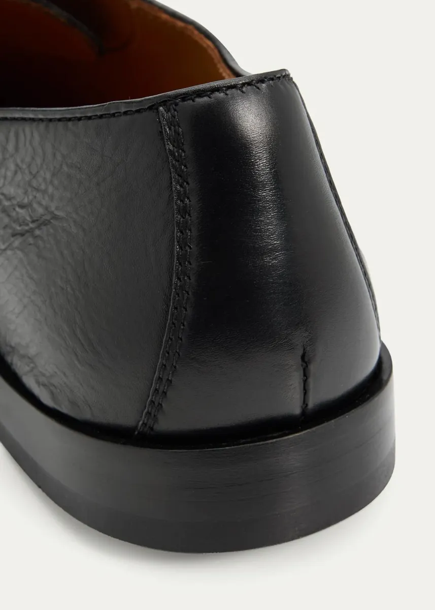 Doucals Men's Stresa Grained Leather Oxford Dress Shoes | Thumbnail 3 Doucals Men's Stresa Grained Leather Oxford Dress Shoes | Thumbnail 3