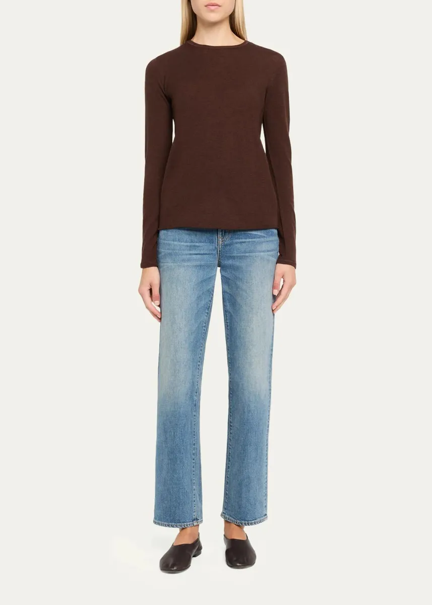 MAJESTIC FILATURES Machine Washable Cashmere Crewneck Pullover | Thumbnail 10