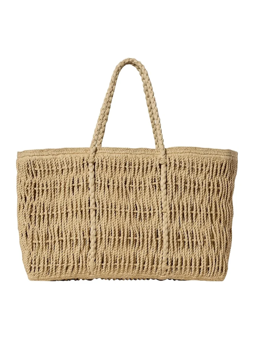 Georgica Tote Bag in Woven Raffia Georgica Tote Bag in Woven Raffia