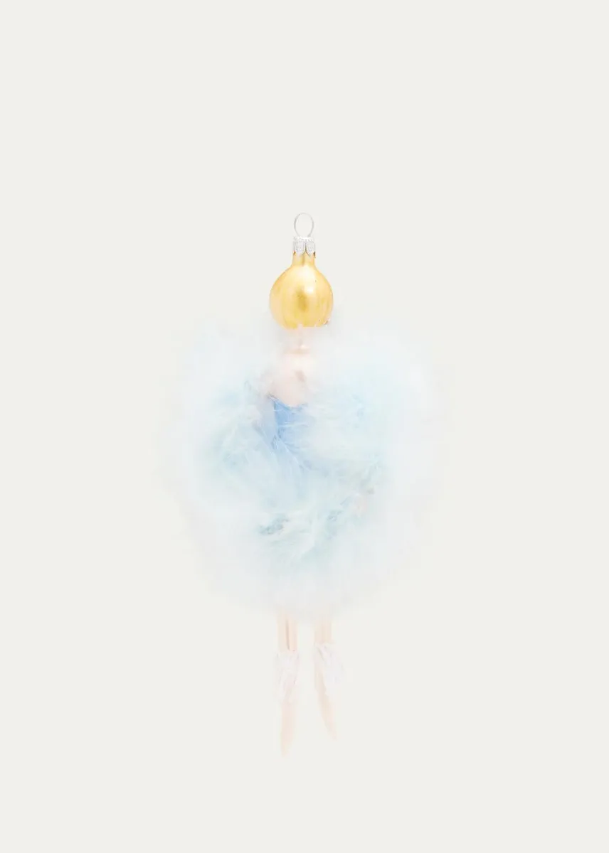 De Carlini Feather Lady Figure Ornament | Thumbnail 2 De Carlini Feather Lady Figure Ornament | Thumbnail 2