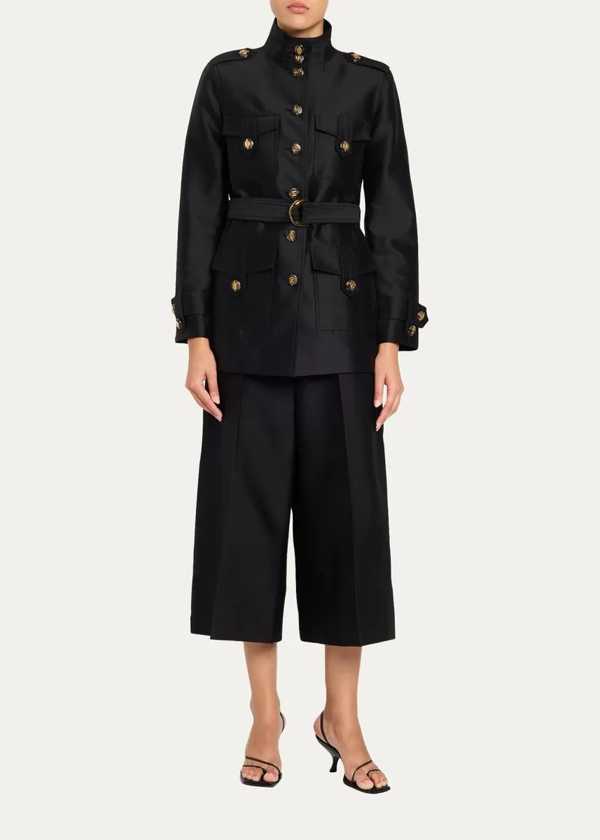 Zimmermann Valiant Wool-Silk Culottes | Thumbnail 2 Zimmermann Valiant Wool-Silk Culottes | Thumbnail 2