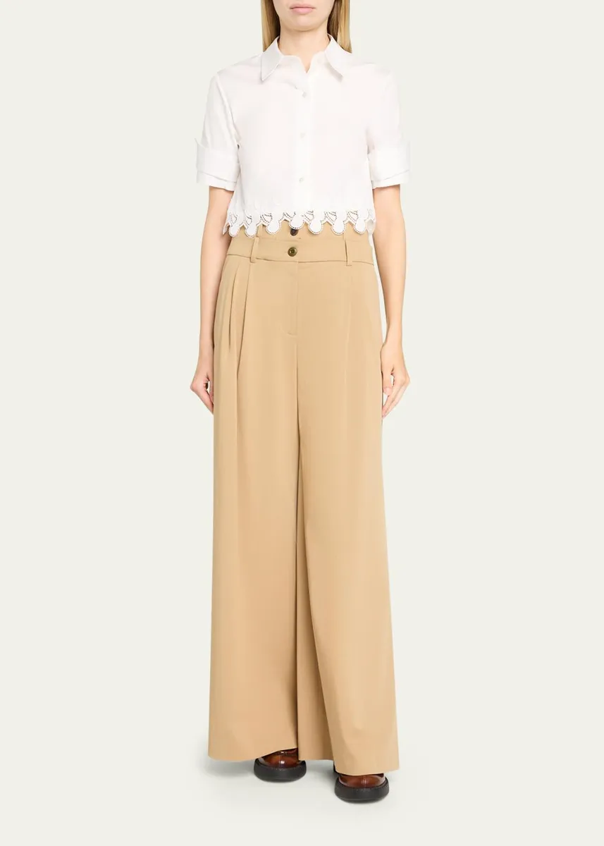 Monse Triple Waistband Pleated Wide-Leg Trousers | Thumbnail 2 Monse Triple Waistband Pleated Wide-Leg Trousers | Thumbnail 2