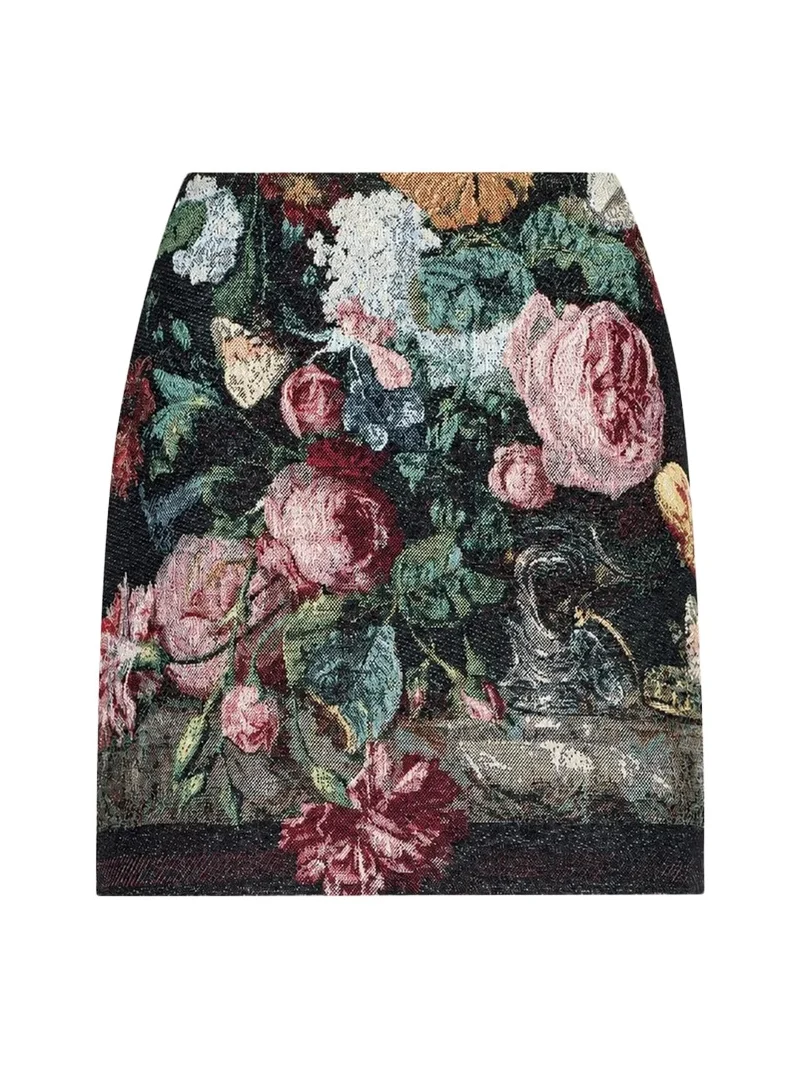 Marseille Floral Jacquard Mini Skirt Marseille Floral Jacquard Mini Skirt
