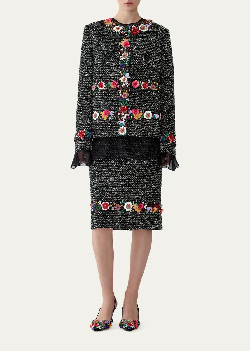 Carolina Herrera Embellished Pencil Skirt | Thumbnail 2 Carolina Herrera Embellished Pencil Skirt | Thumbnail 2