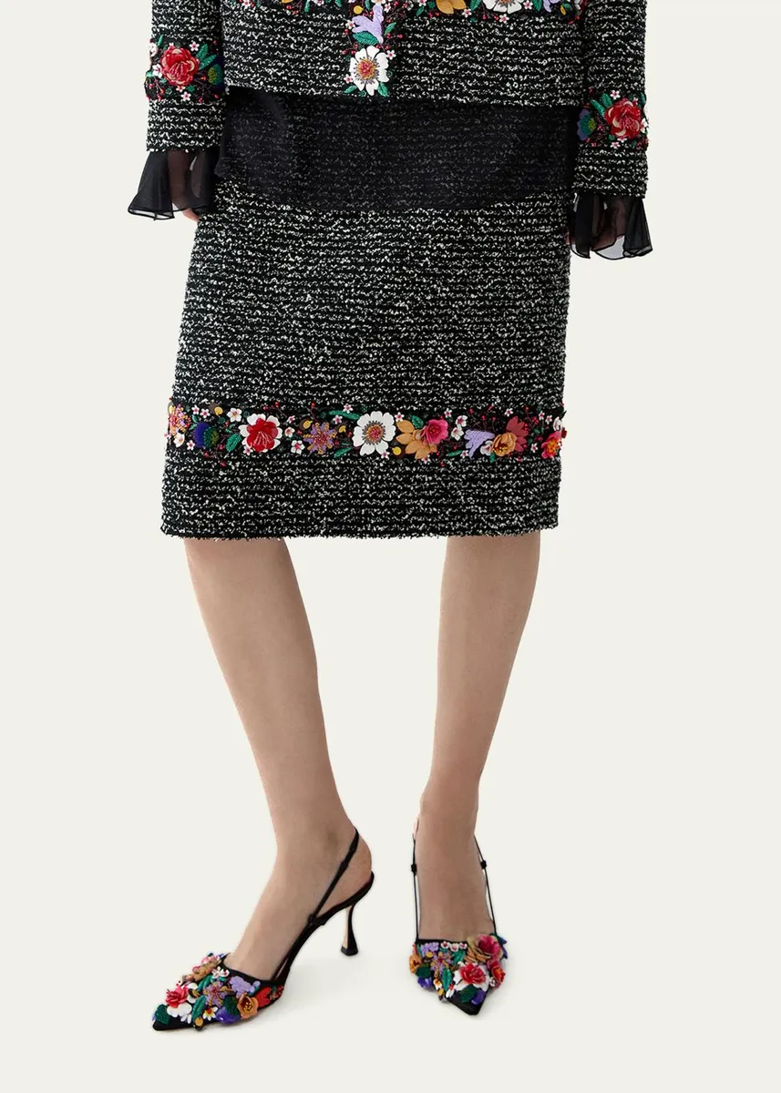 Carolina Herrera Embellished Pencil Skirt | Thumbnail 4 Carolina Herrera Embellished Pencil Skirt | Thumbnail 4