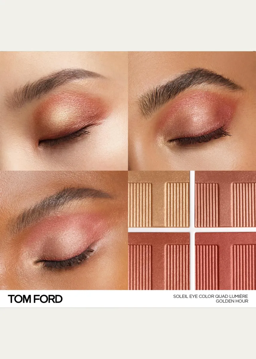 Tom Ford Soleil Eye Color Quad Lumiere Eyeshadow - Golden Hour | Thumbnail 3