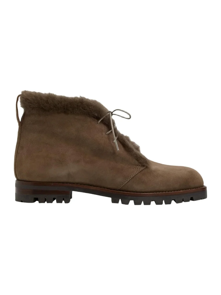 Mircus Shearling-Lined Suede Ankle Boots Mircus Shearling-Lined Suede Ankle Boots