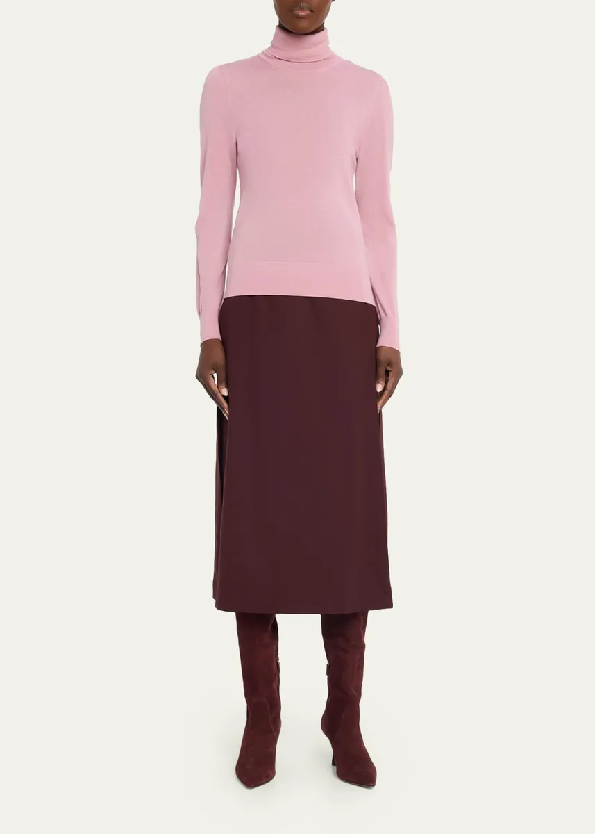 Lafayette 148 New York A-Line Stretch Wool Midi Skirt | Thumbnail 2 Lafayette 148 New York A-Line Stretch Wool Midi Skirt | Thumbnail 2