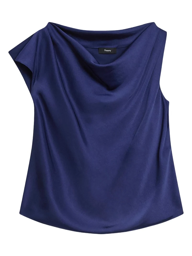 Cowlneck Satin Blouse Cowlneck Satin Blouse