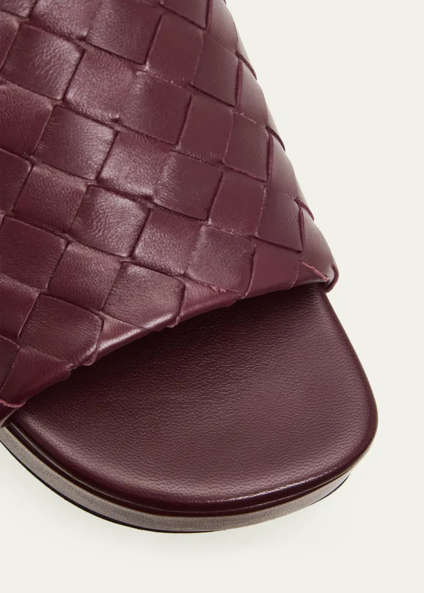 Bottega Veneta 70mm Rosita Intrecciato Leather Wedge Mules | Thumbnail 3 Bottega Veneta 70mm Rosita Intrecciato Leather Wedge Mules | Thumbnail 3