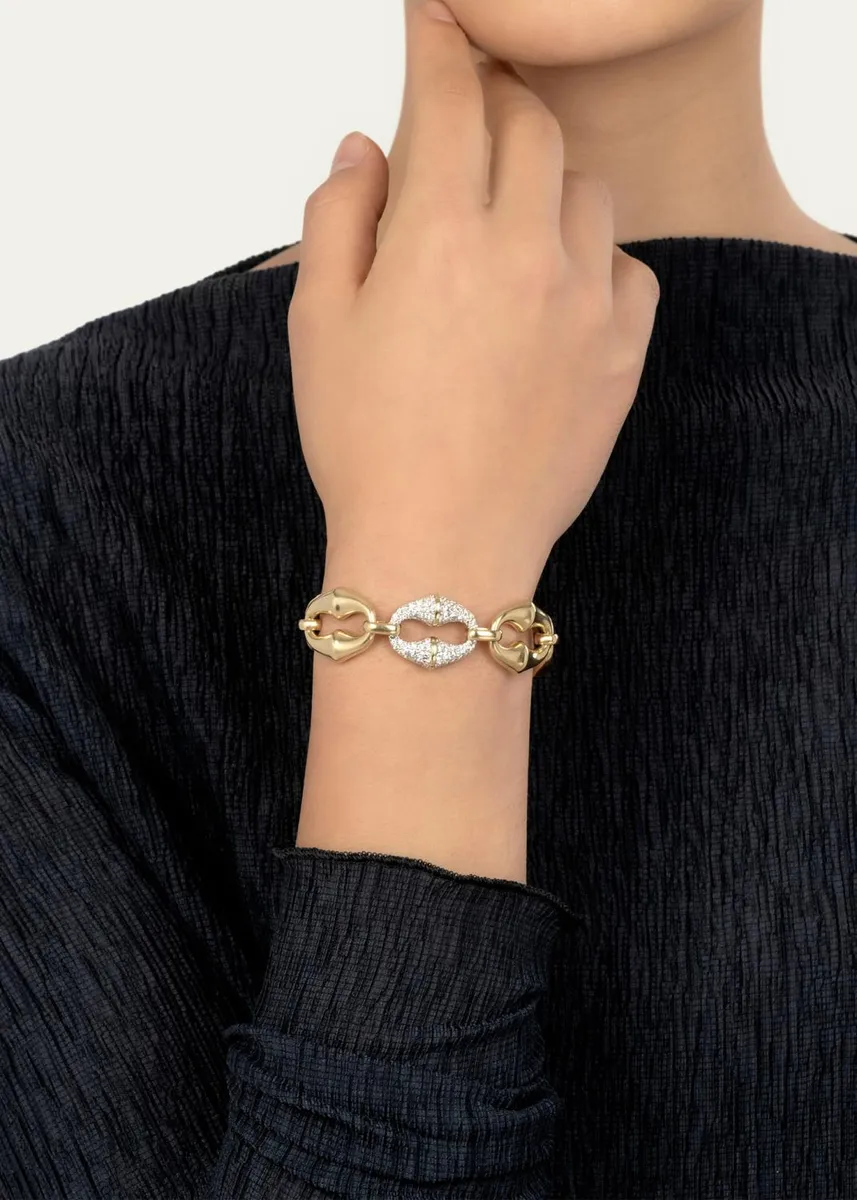 VRAM 18K Yellow Gold Chrona Diamond Link Bracelet | Thumbnail 2 VRAM 18K Yellow Gold Chrona Diamond Link Bracelet | Thumbnail 2
