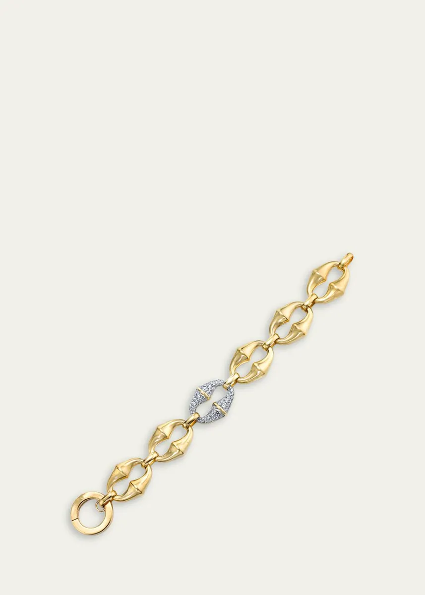 VRAM 18K Yellow Gold Chrona Diamond Link Bracelet | Thumbnail 3 VRAM 18K Yellow Gold Chrona Diamond Link Bracelet | Thumbnail 3