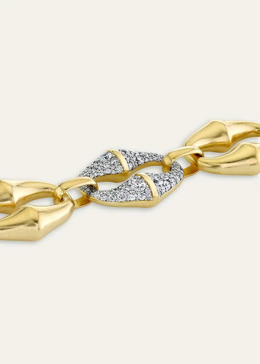 VRAM 18K Yellow Gold Chrona Diamond Link Bracelet | Thumbnail 4 VRAM 18K Yellow Gold Chrona Diamond Link Bracelet | Thumbnail 4