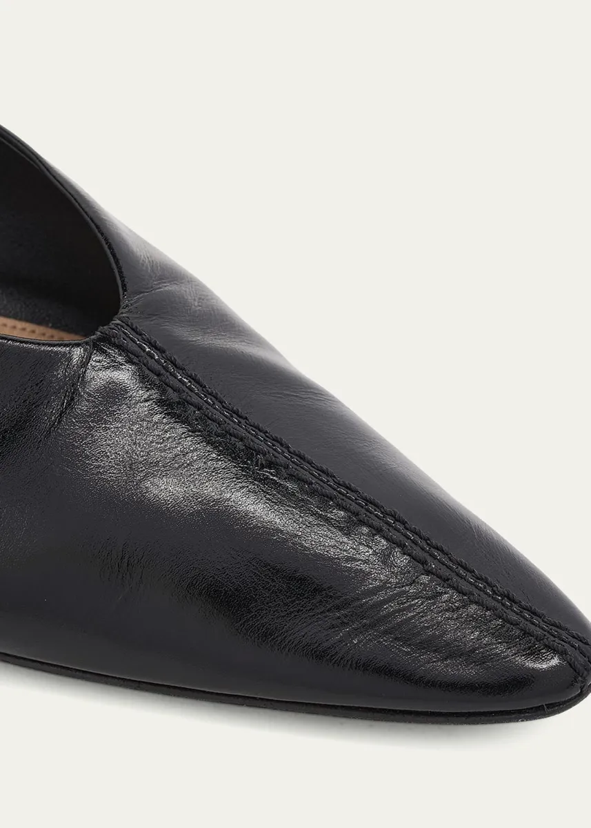 Bottega Veneta 40mm Vesta Nappa Leather Mule Pumps | Thumbnail 3 Bottega Veneta 40mm Vesta Nappa Leather Mule Pumps | Thumbnail 3