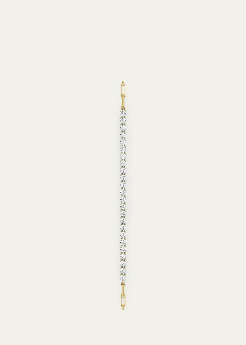 VRAI 14K Yellow Gold Lab-Grown Diamond Paperclip Bracelet, 2.4tcw | Thumbnail 3 VRAI 14K Yellow Gold Lab-Grown Diamond Paperclip Bracelet, 2.4tcw | Thumbnail 3