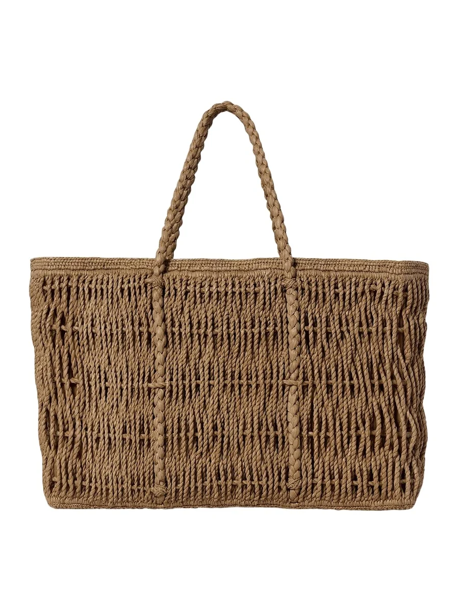 Georgica Tote Bag in Woven Raffia Georgica Tote Bag in Woven Raffia