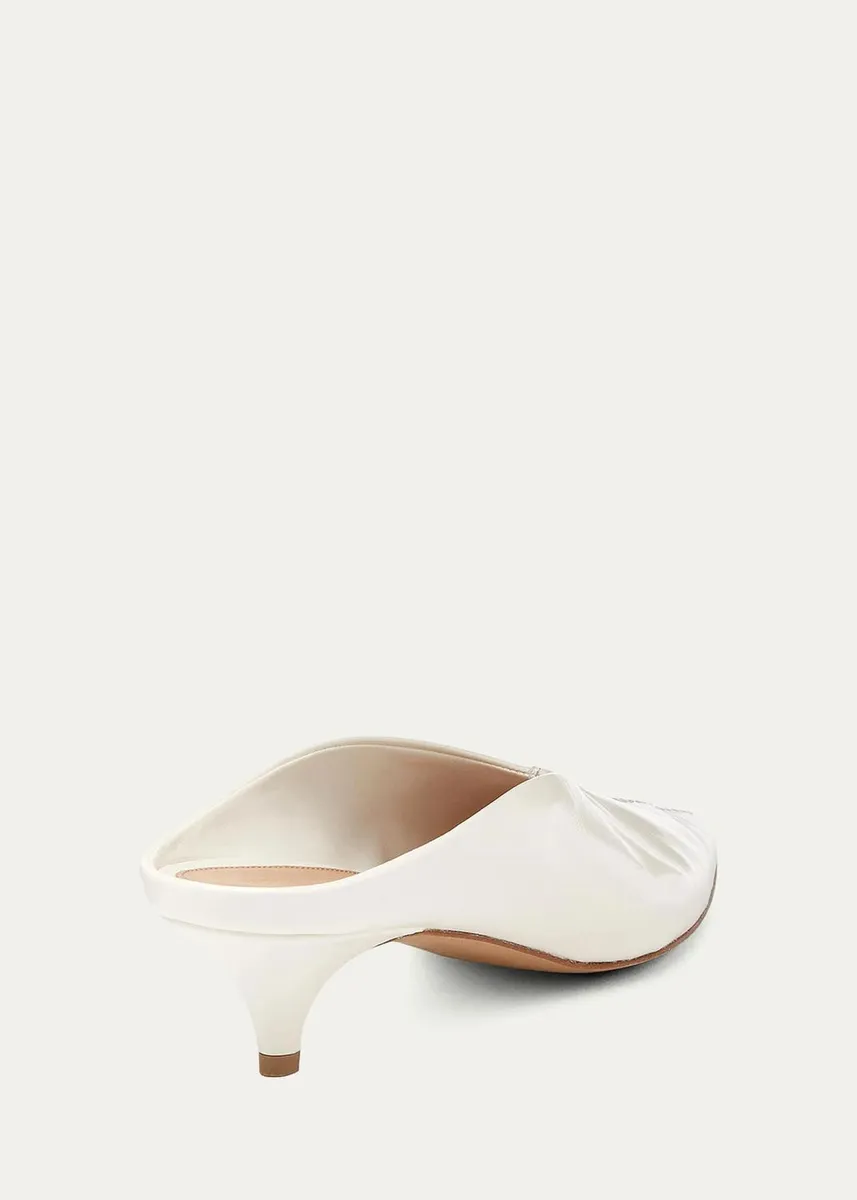 Bottega Veneta 40mm Vesta Nappa Leather Mule Pumps | Thumbnail 4