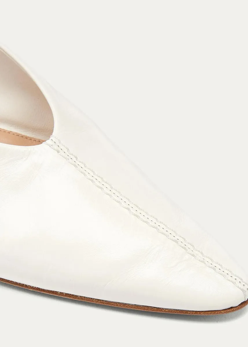 Bottega Veneta 40mm Vesta Nappa Leather Mule Pumps | Thumbnail 5