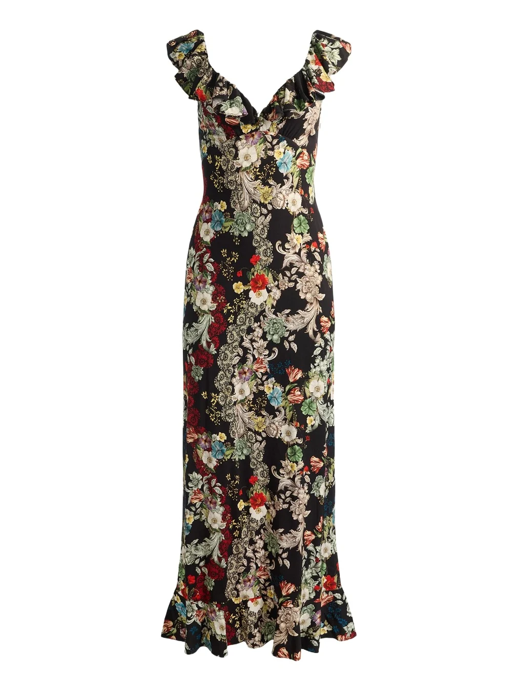 Gemma Floral Ruffle-Trim Maxi Dress Gemma Floral Ruffle-Trim Maxi Dress