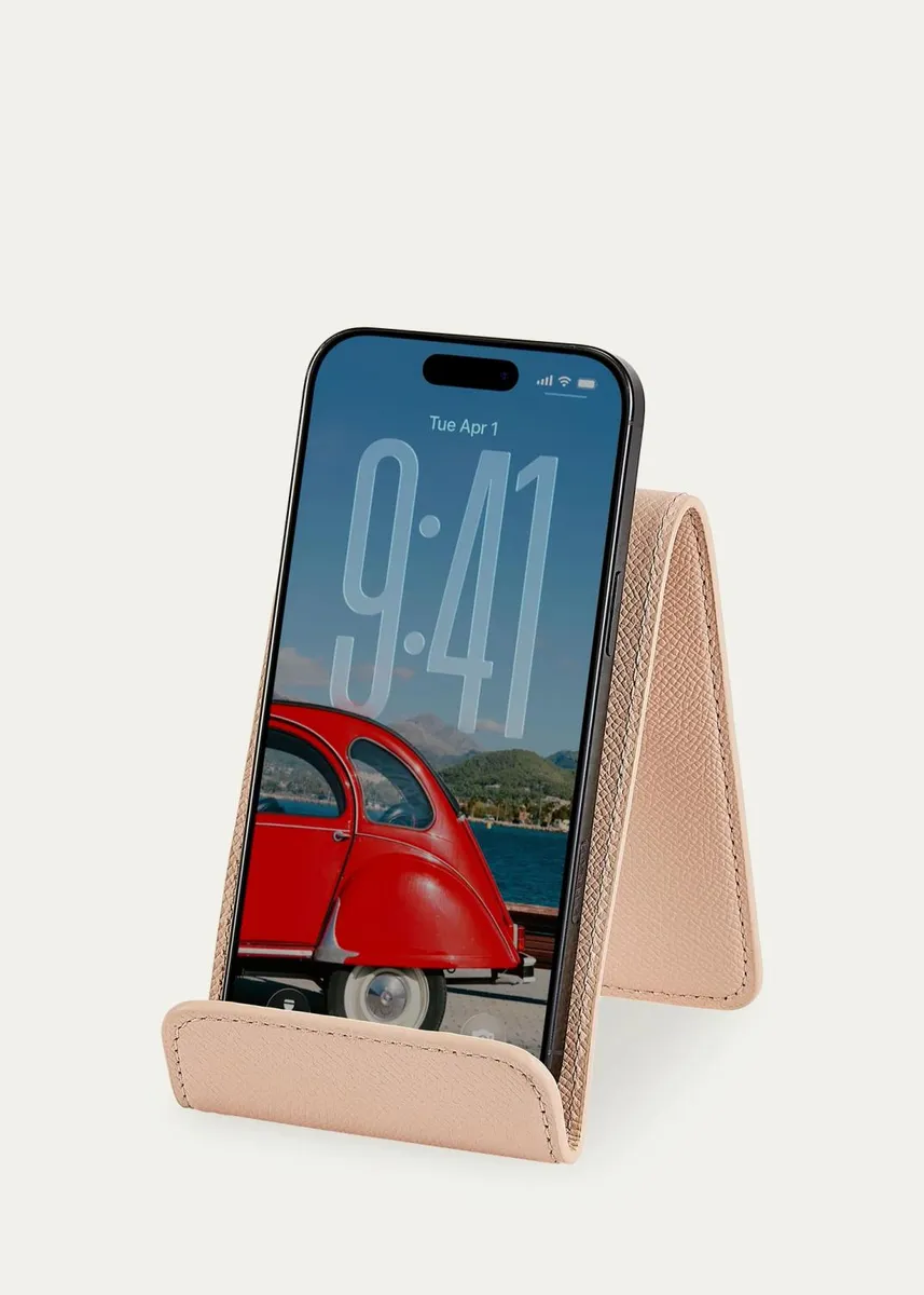 Graphic Image Leather Phone Stand | Thumbnail 3 Graphic Image Leather Phone Stand | Thumbnail 3