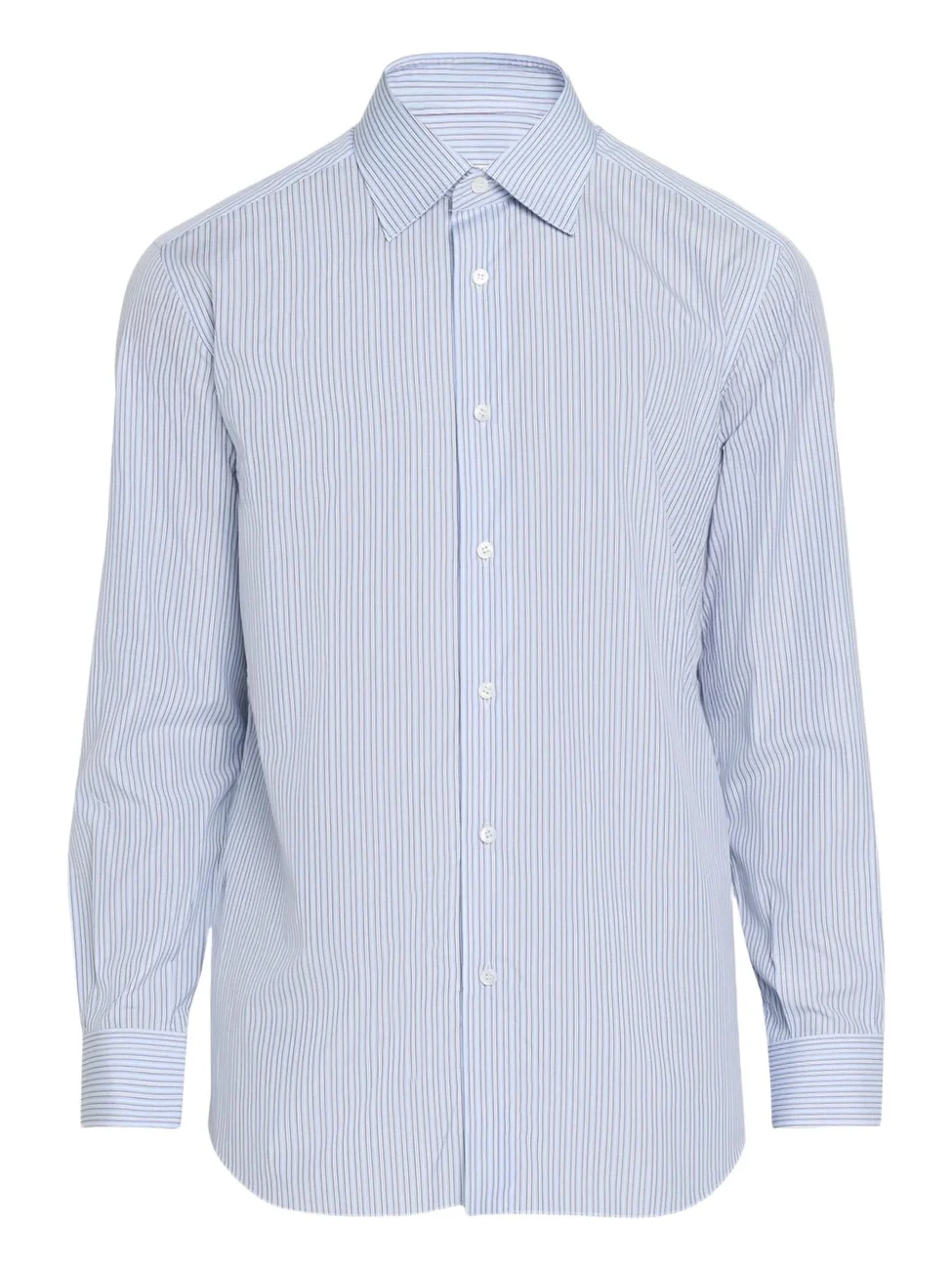 Brioni Men's Fine-Stripe Cotton Sport Shirt