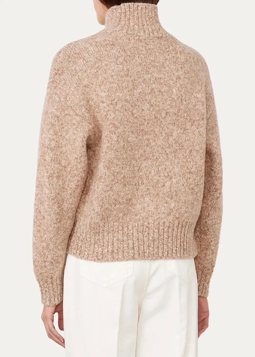 OFFICINE GÉNÉRALE Turtleneck Wool Sweater | Thumbnail 3 OFFICINE GÉNÉRALE Turtleneck Wool Sweater | Thumbnail 3