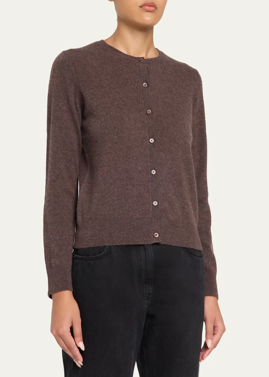 MAJESTIC FILATURES Cashmere Button-Front Crewneck Cardigan | Thumbnail 4 MAJESTIC FILATURES Cashmere Button-Front Crewneck Cardigan | Thumbnail 4